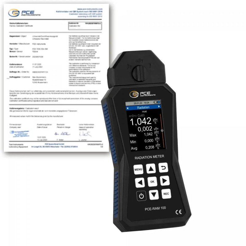 Data Logger / Data Logging Instrument PCE-RAM 100-ICA incl. ISO-Calibration Certificate
