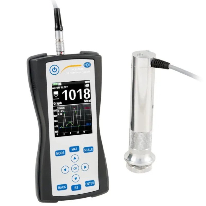 UCI Metal Hardness Tester PCE-3500-10 incl. 10N probe UCI Metal Hardness Tester PCE-3500-10 incl. 10N probe