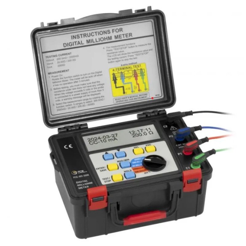 Milliohmmeter PCE-MO 2006 Milliohmmeter PCE-MO 2006
