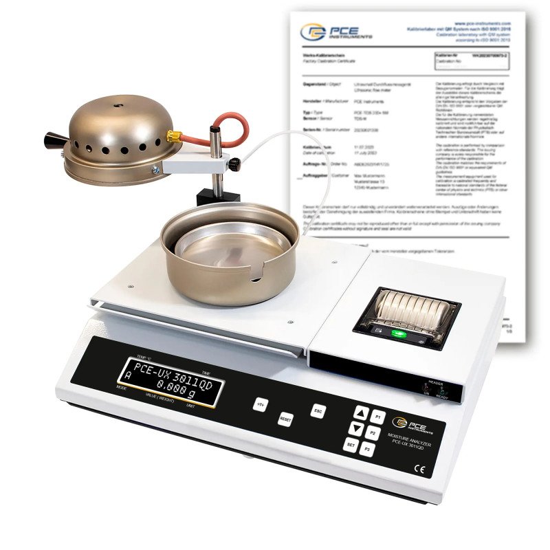 Moisture Meter PCE-UX 3011QD-ICA incl. ISO-Calibration Certificate