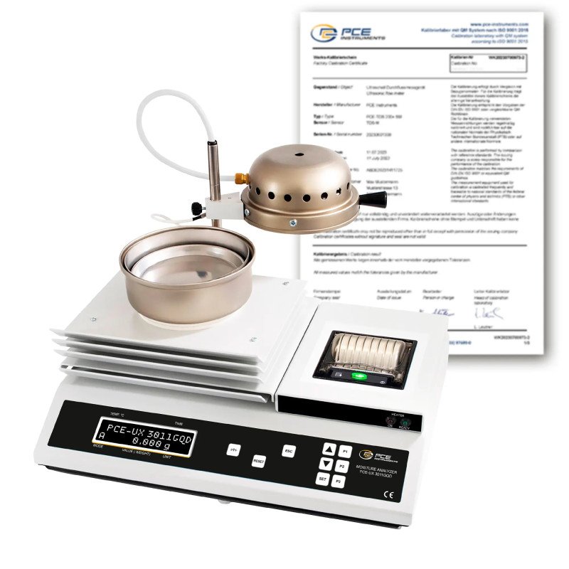 Moisture Meter PCE-UX 3011GQD-ICA incl. ISO-Calibration Certificate