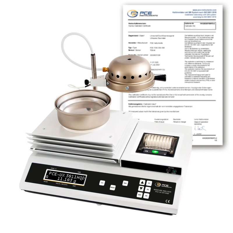 Moisture Meter PCE-UX 3011HQD-ICA incl. ISO-Calibration Certificate