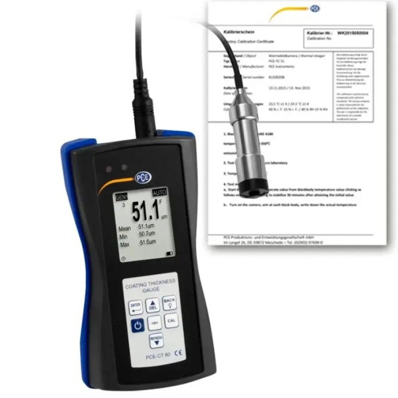 Material Tester PCE-CT 80-FN2D5-ICA incl. ISO-Calibration Certificate