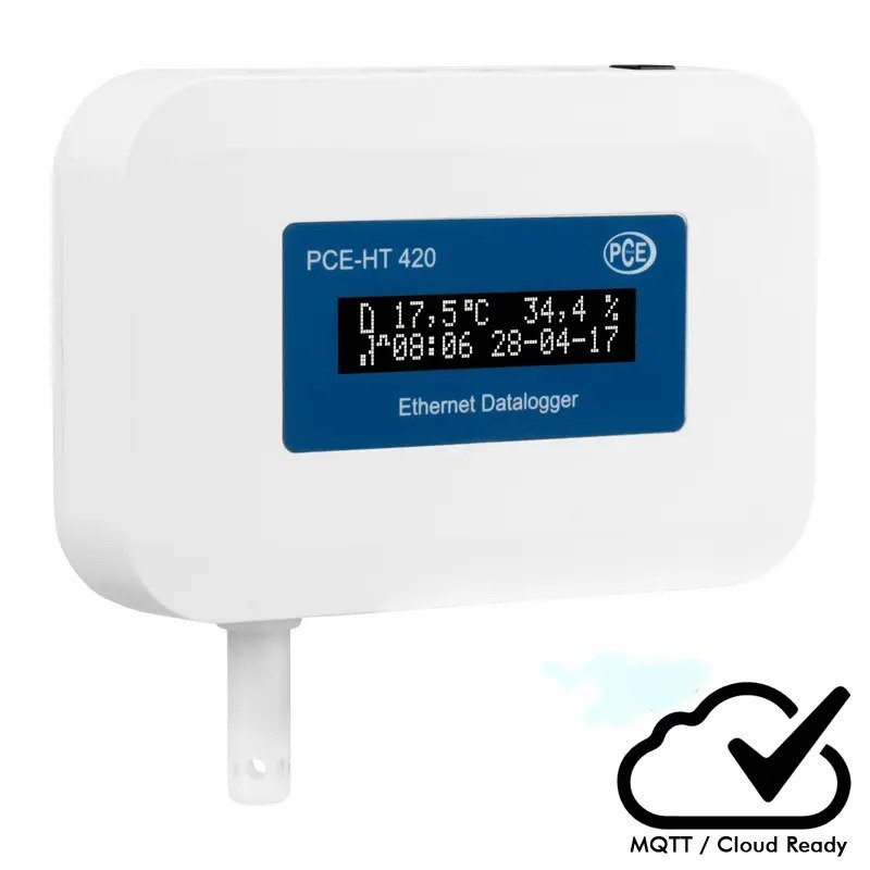 Data Logger for Temperature and Humidity PCE-HT 420IoT