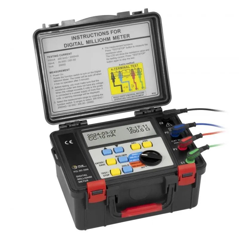 Milliohmmeter PCE-MO 2006 Milliohmmeter PCE-MO 2006