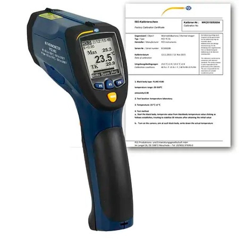 HVAC Meter PCE-893-ICA incl. ISO Calibration Certificate
