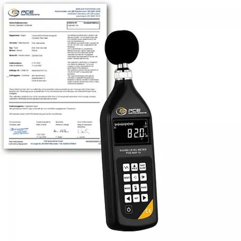 Health & Safety PCE-NSP 10-ICA incl. ISO-Calibration Certificate