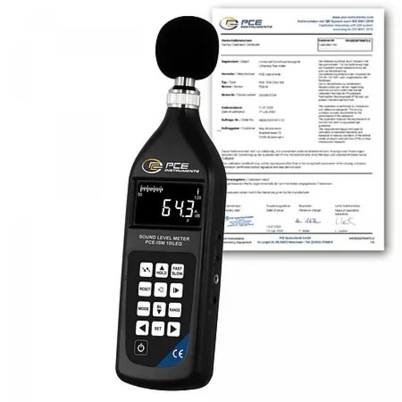 Health & Safety PCE-ISM 10ILEQ-ICA incl. ISO-Calibration Certificate