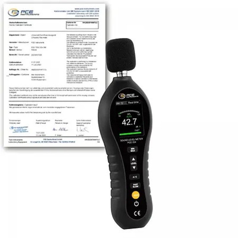 Health & Safety PCE-324-ICA incl. ISO-Calibration Certificate