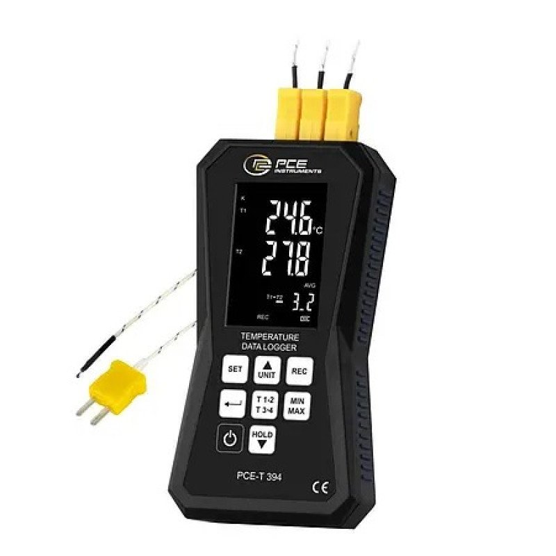 4-channel temperature data logger PCE-T 394