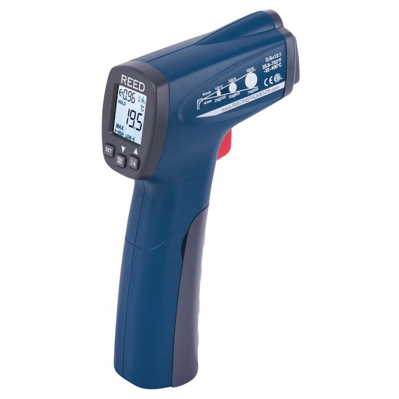 Infrared (IR) Thermometer, 12:1, 1202°F (650°C)
