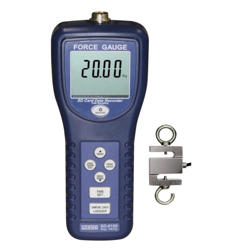 Data Logging Force Gauge, 220lbs (100kg)