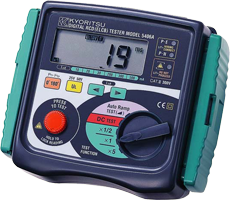 Kyoritsu 5406A Digital RCD ELCB Tester with Auto Ramp Function