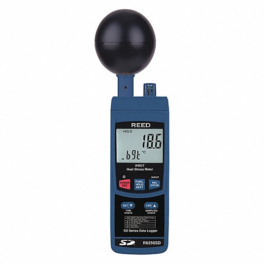 R6250SD REED  Data Logging Heat Stress Meter