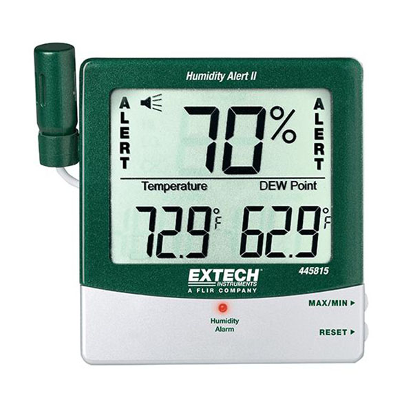 EXTECH 445815 Hygro-Thermometer Humidity Alert with Dew Point