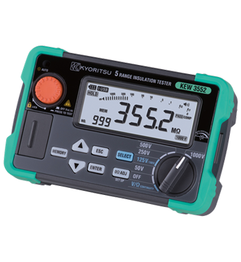 Kyoritsu KEW 3552 Digital Insulation and Continuity Tester  with memory function