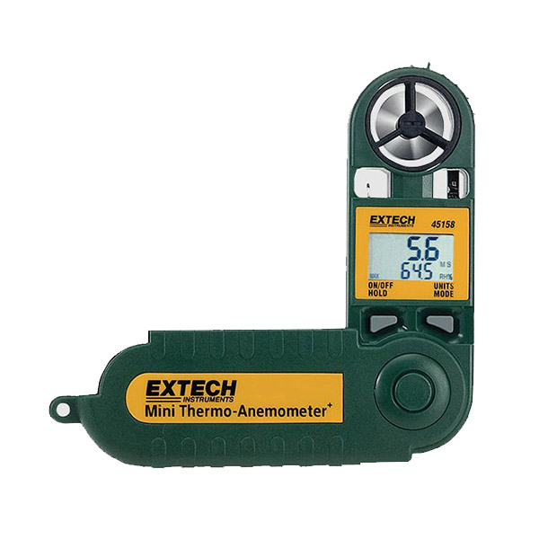 EXTECH 45158 Mini Thermo-Anemometer with Humidity