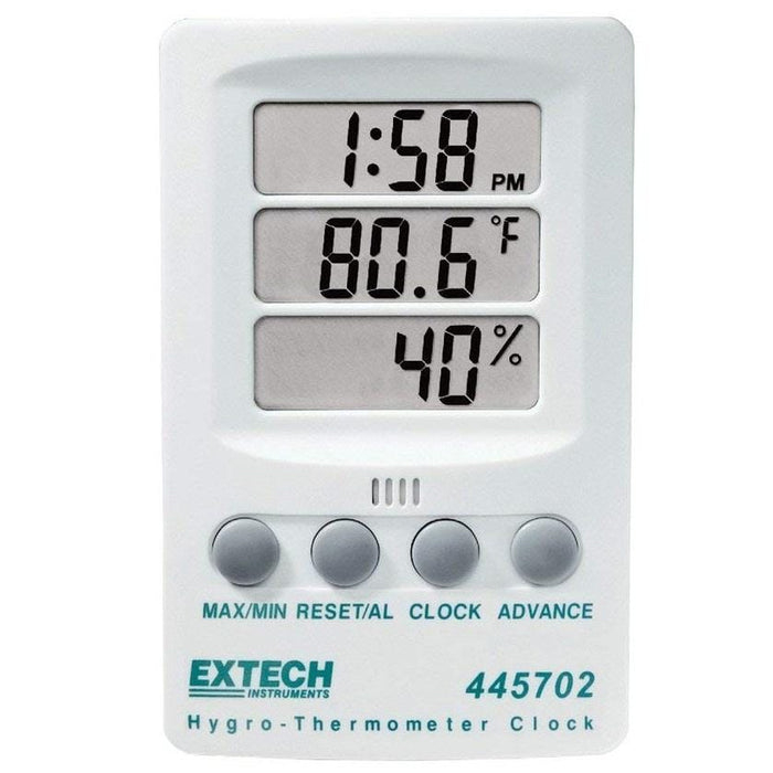 Extech 445702: Hygro-Thermometer Clock