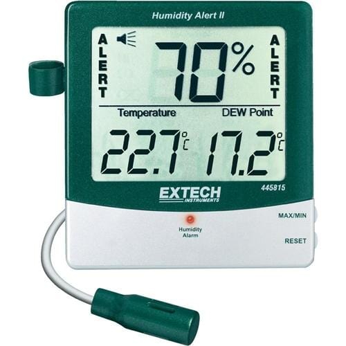 Extech 445815: Hygro-Thermometer Humidity Alert with Dew Point