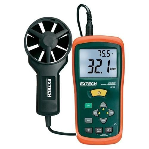 Extech AN100: CFM/CMM Mini Thermo-Anemometer