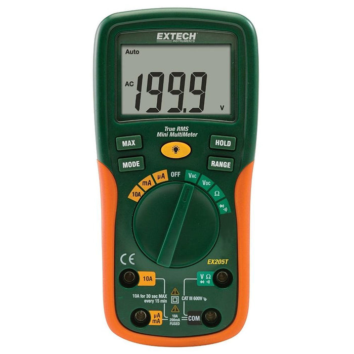 Extech EX205T: TrueRMS Digital Multimeter