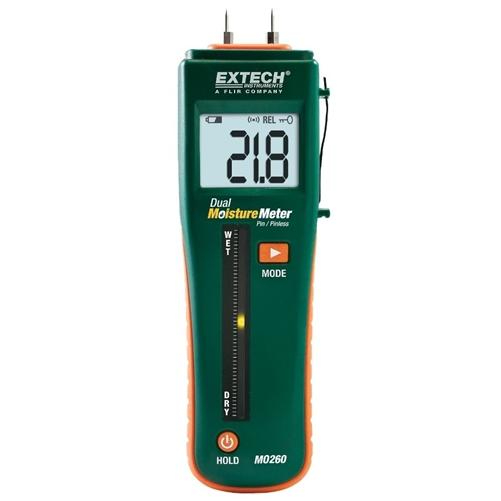 Extech MO260: Combination Pin/Pinless Moisture Meter