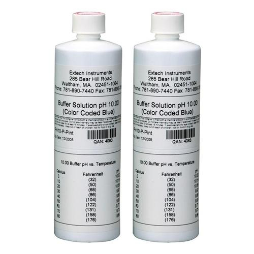 Extech PH10-P: 10pH Buffer Solution (2 Bottles)