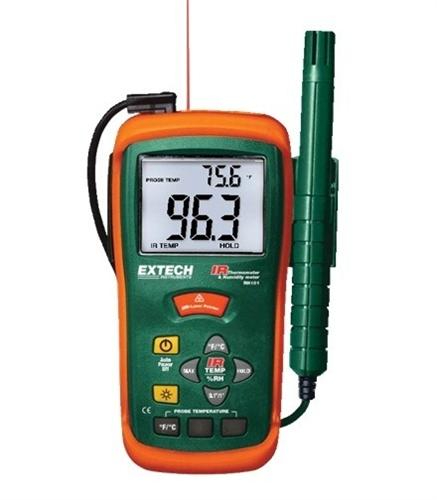 Extech RH101: Hygro-Thermometer + InfraRed Thermometer